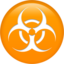 Biohazard emoji PNG