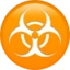 Biohazard emoji on iPhone
