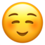 Smiling Face emoji, Apple design
