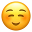 Smiling Face emoji on iPhone