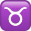 Taurus emoji PNG