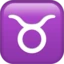 Taurus emoji on iPhone