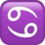 Cancer emoji on iPhone