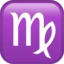 Virgo emoji on iPhone