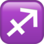 Sagittarius emoji PNG