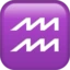 Aquarius emoji on iPhone