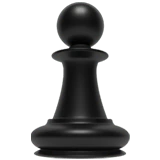 Chess Pawn emoji on iPhone