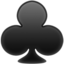 Club Suit emoji, Apple design