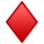Diamond Suit emoji, Apple design