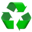 Recycling Symbol emoji on iPhone