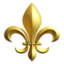 Fleur-de-lis emoji PNG