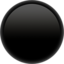 Download Black Circle emoji, Apple style