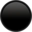 Black Circle emoji, Apple design