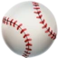 Baseball emoji on iPhone
