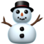 Snowman Without Snow emoji PNG