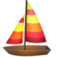 Download Sailboat emoji, Apple style