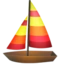 Sailboat emoji, Apple design