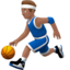 Man Bouncing Ball, Medium skin tone