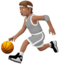 Person Bouncing Ball, Medium skin tone