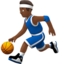 Man Bouncing Ball, Medium-dark skin tone