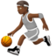 Person Bouncing Ball, Medium-dark skin tone