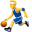 Man Bouncing Ball emoji, Apple design