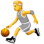 Person Bouncing Ball emoji, Apple design