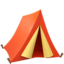 Tent emoji, Apple design