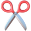 Download Scissors emoji, Apple style