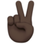 Victory Hand, Dark skin tone