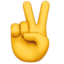 Victory Hand emoji, Apple design