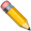 Pencil emoji, Apple design