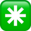 Download Eight-spoked Asterisk emoji, Apple style