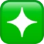 Sparkle emoji on iPhone