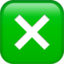 Download Cross Mark Button emoji, Apple style