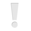White Exclamation Mark emoji on iPhone