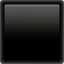 Black Large Square emoji, Apple design
