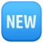 New Button emoji, Facebook design