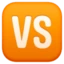 Vs Button emoji, Facebook design
