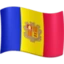 Flag: Andorra emoji, Facebook design