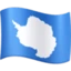 Flag: Antarctica emoji, Facebook design
