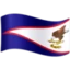 Flag: American Samoa emoji, Facebook design