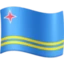 Flag: Aruba emoji, Facebook design