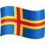 Flag: Åland Islands emoji, Facebook design