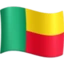 Flag: Benin emoji, Facebook design