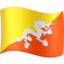 Flag: Bhutan emoji, Facebook design