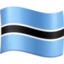 Flag: Botswana emoji, Facebook design