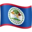 Flag: Belize emoji, Facebook design