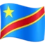 Flag: Congo - Kinshasa emoji, Facebook design