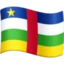 Flag: Central African Republic emoji, Facebook design